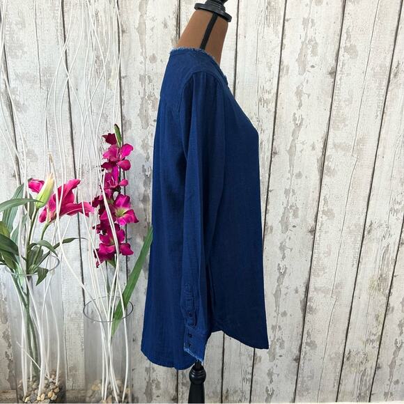 Free People x Sandrine Rose - NWT Mandarin Shirt - Picture 7 of 12